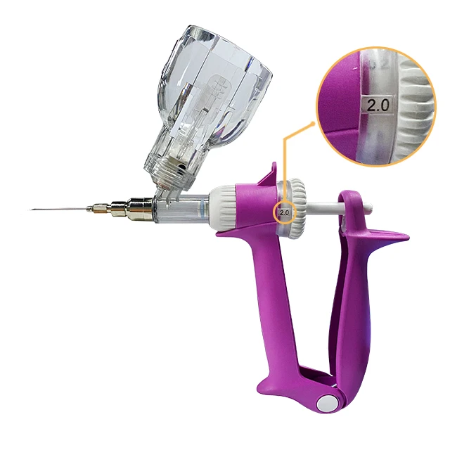 Высококачественный ветеринарный медицинский автоматический шприц Delake для непрерывной вакцинации пистолет