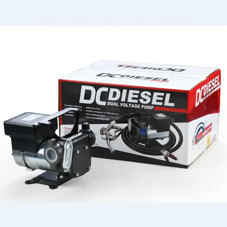 Fuel transfer pump 35LPM/70LPM Dual voltage diesel transfer pump 12V/24V