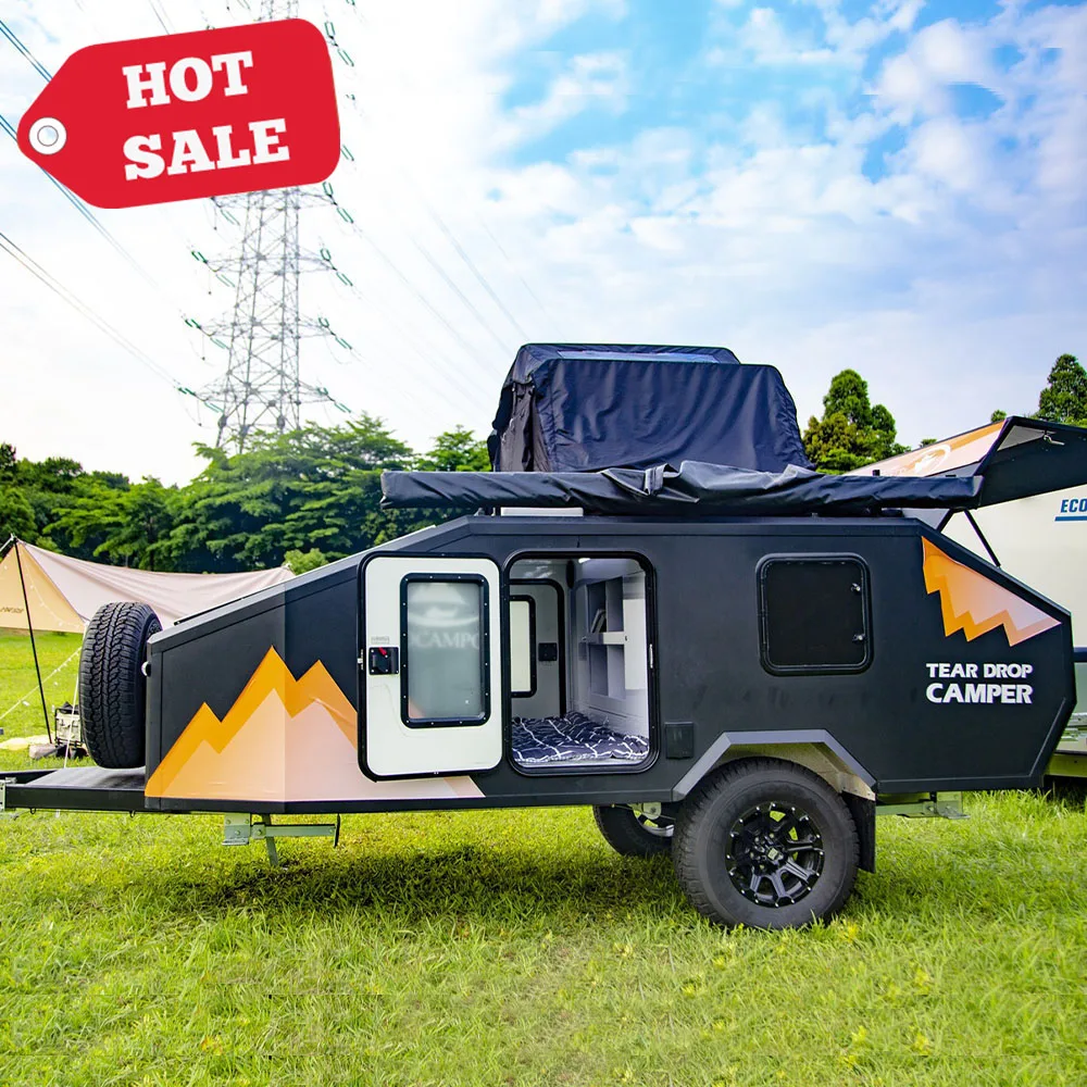 Manley New Cheap Small Light Utility Teardrop Camper Camping Travel Trailer Travel Small