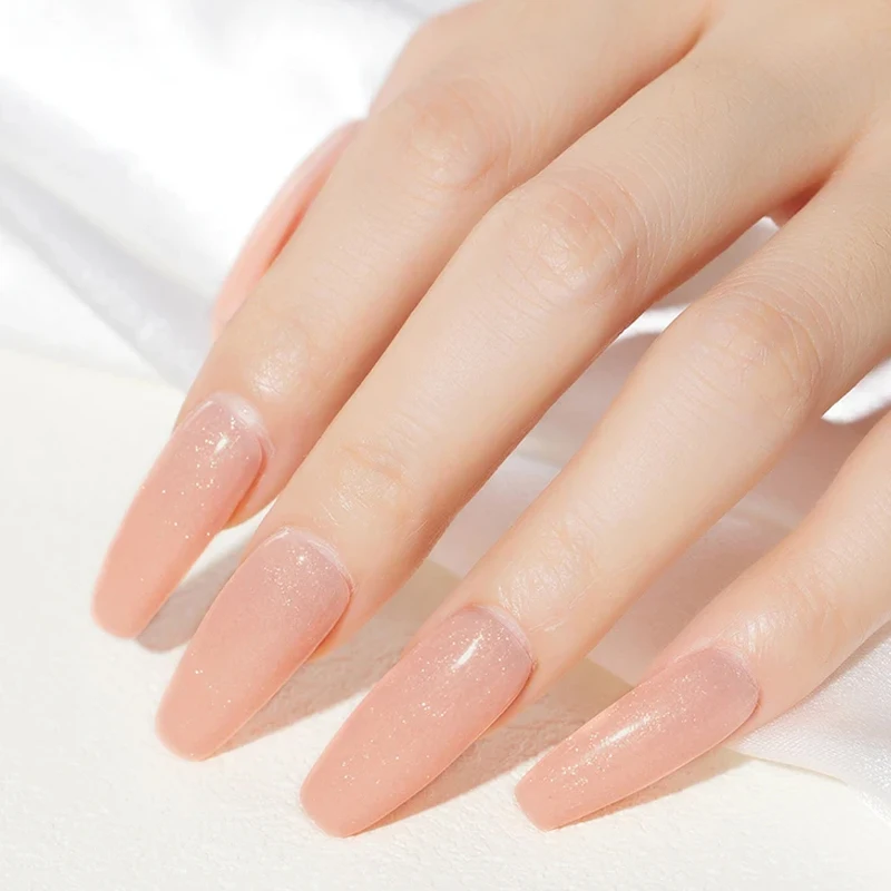 Wholesales 30g professional 34 colors Glitter builder poly gel acryl nail extension builder acrylic Crystal poly gel