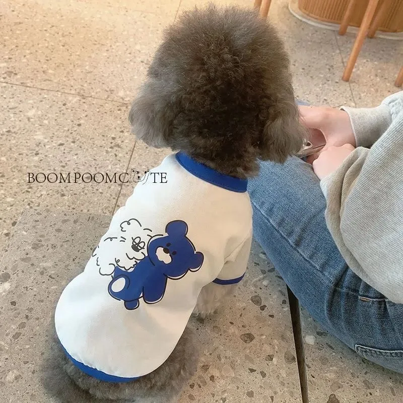 Pet Cloth Small Animal Cloth Bear Pet Clothes for Sale Hot Sale Cute Logo Printed Hope Dog Winter Clothes Pet Clothing