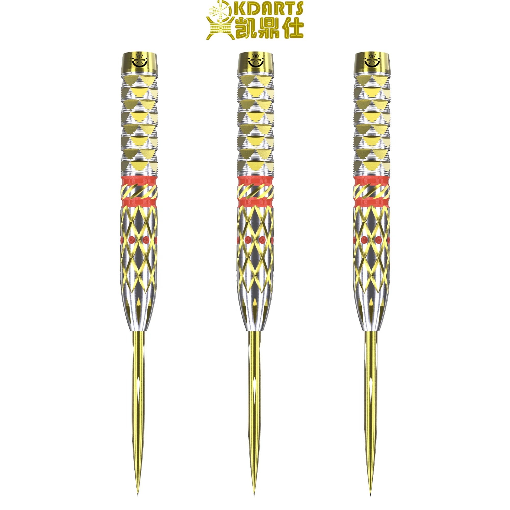 2024 Chinese factory new PVD gold coating red painting tungsten steel tip darts