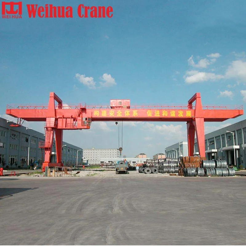 Weihua gantry crane mobile straddle carrier gantry crane 40 ton