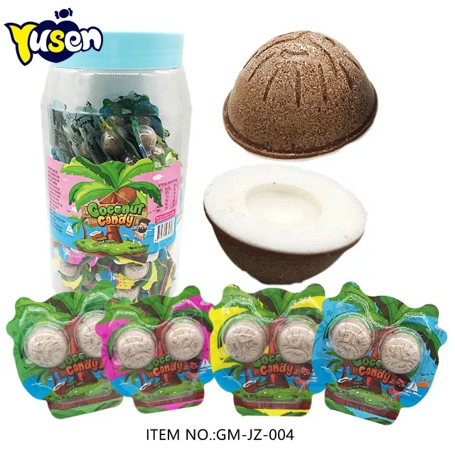 Wholesale Cheap New Type Coconut Flavor Funny Delicious Dry Eat Milk Coconut Pressed Candy