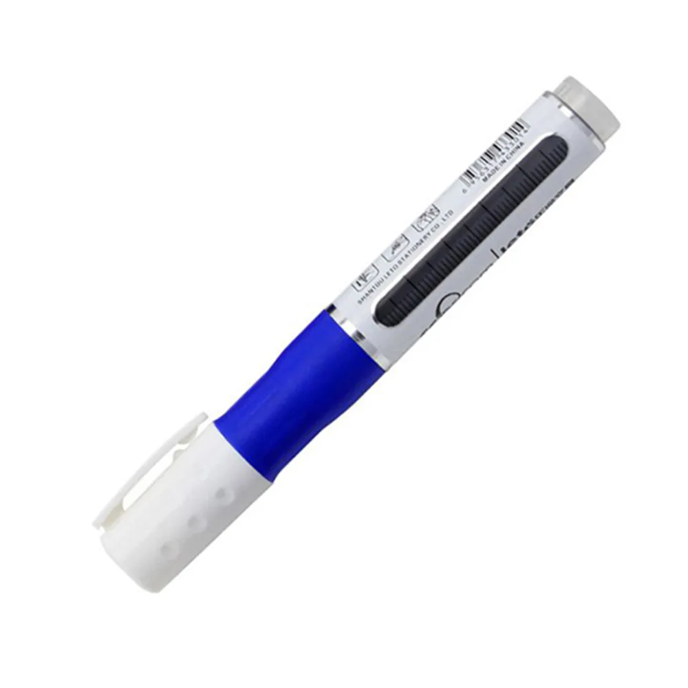 Straight Liquid Thick Head Press Large-capacity Ink Replacement Pen Bag Color Whiteboard Pen