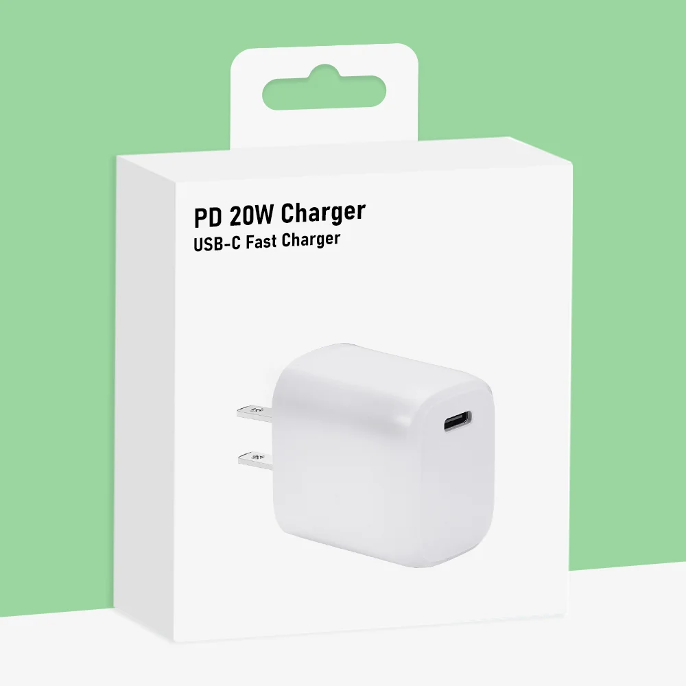 High Quality Pd Quick Fast 20w Charging Mobile Phone Interface Power Universal Adapter Usb Type-c Safe Charger For Iphone 12