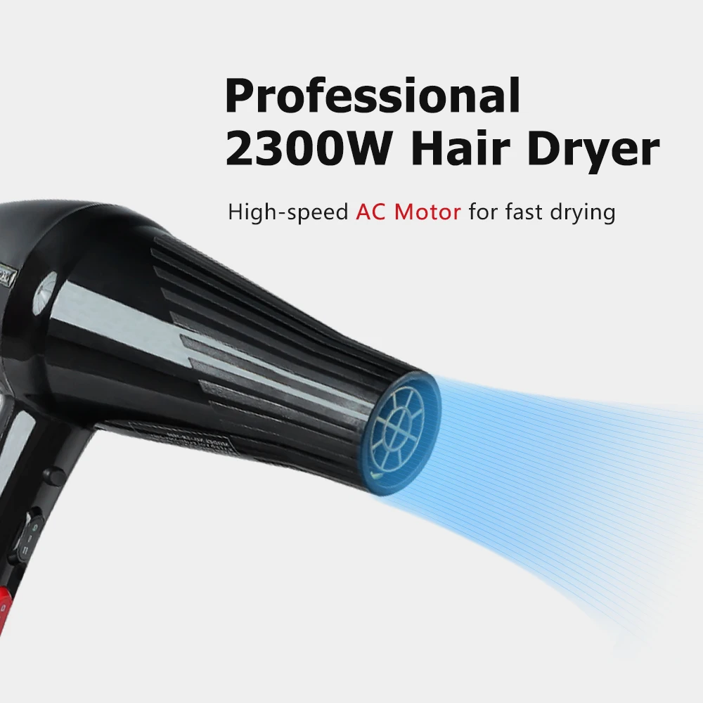 Hair Dryer Professional Salon Ac Powerful Motor Standing High Speed Hair Dryer For Natural Hair