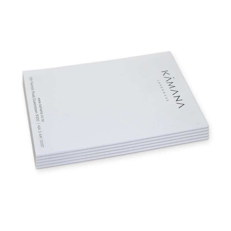 Professional Hotel A5 notepad custom logo sticky note pad for Real Estate Promotional gifts