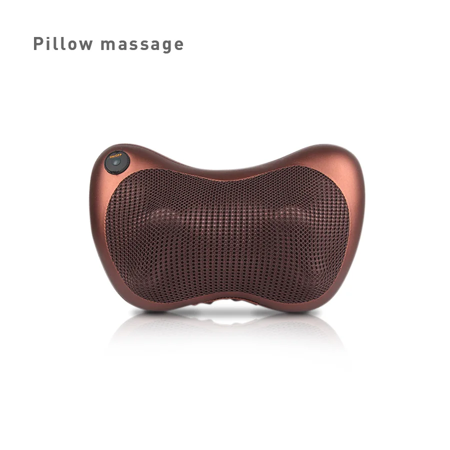Hot Sales Orthopedic Cervical, Heat Deep Tissue Back Neck Rolling Pressure Activated Waist Cervical Neck Massage Pillow/