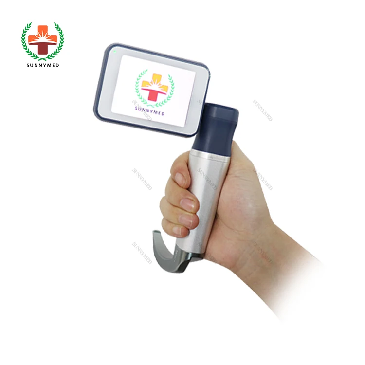  Sunnymed SY-P020N горяч-продавая медицинский прибор для измерения ручной видео Ларингоскоп
