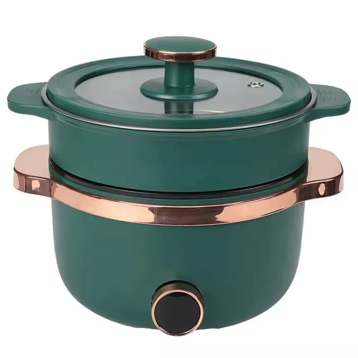 Electric Food Steamer Cooker Skillet Electric Multi Cooker  Hot Pot Nonstick Electric Multi-function Cooker