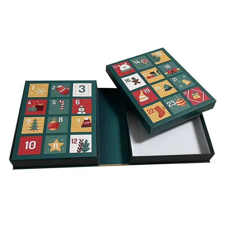 24 days advent cookie packing christmas calendar box