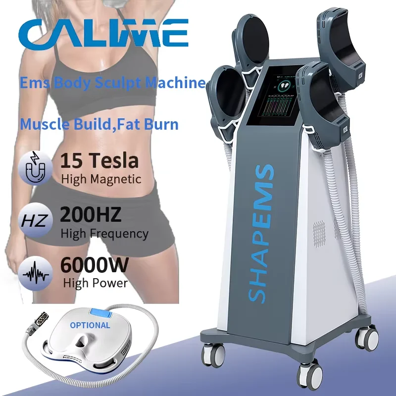 ems 16 tesla 4 handles 2 in 1 rf emslim neo electro stimulation weight loss slim zero body sculpting machine for salon