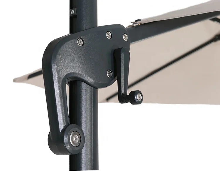 Factory hot sale 6m outdoor umbrella 3x3 square garden 12 ribs patio