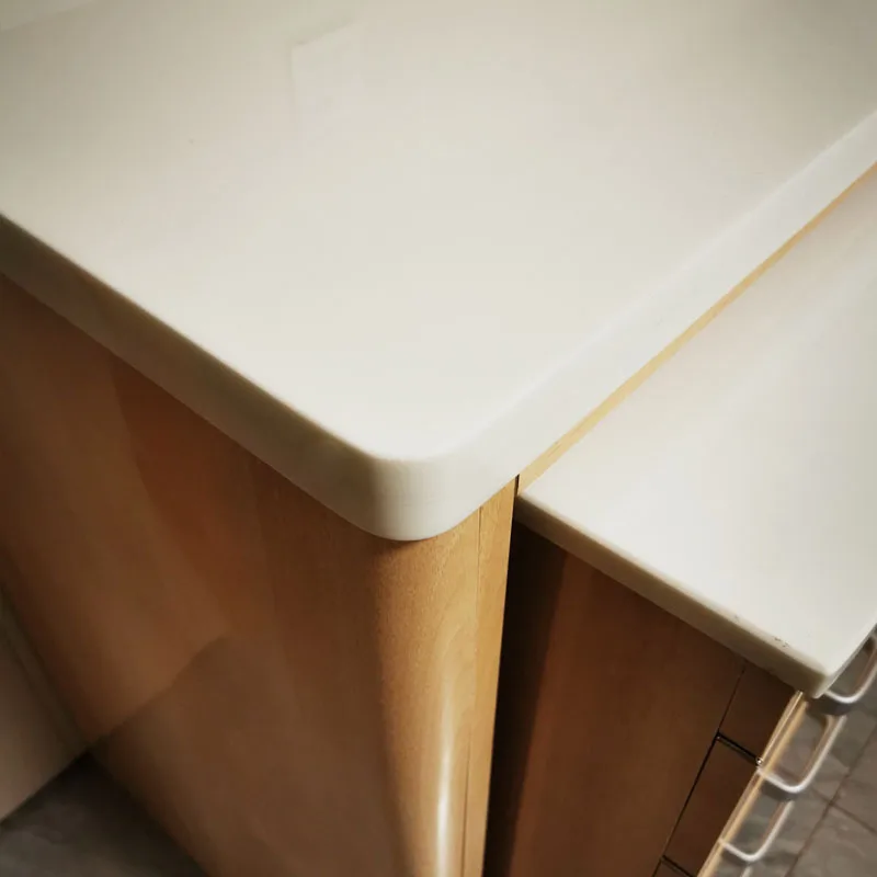 Bacteriostatic dust proof modern european style portable dental lab wall cabinet wooden color dental office cabinet with sink