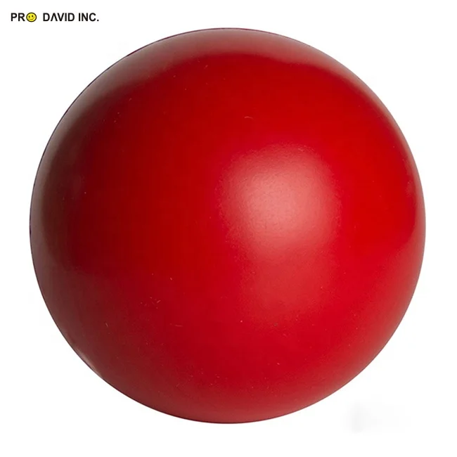 RTS Hot selling Promotional PU foam Plain Round Shape Anti Stress Ball