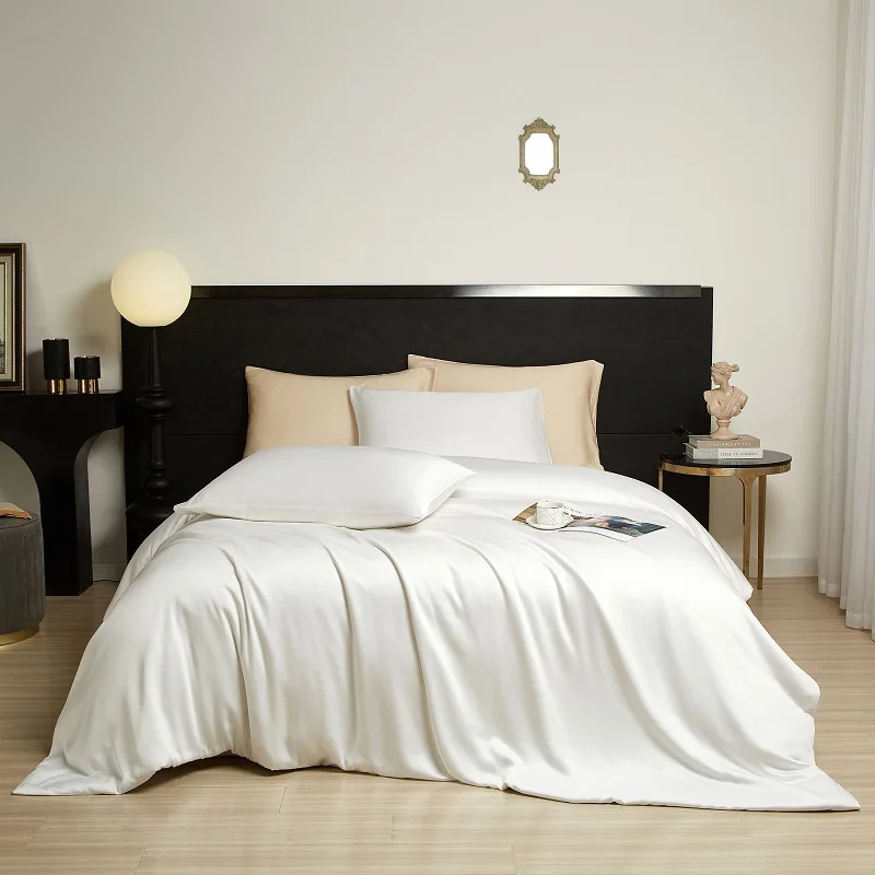 100% bamboo satin weave bedding set 	bamboo sheet duvet cover bamboo bed sheet set