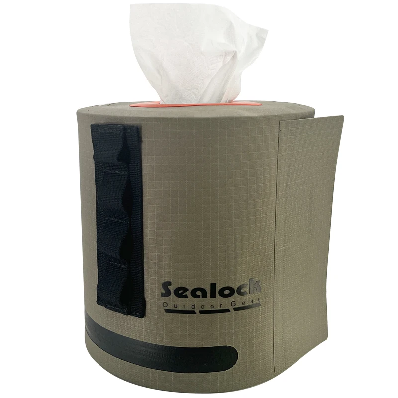 High-quality 500D TPU waterproof box camping hiking climbing running travel barbecue paper towel emergency drying storage
