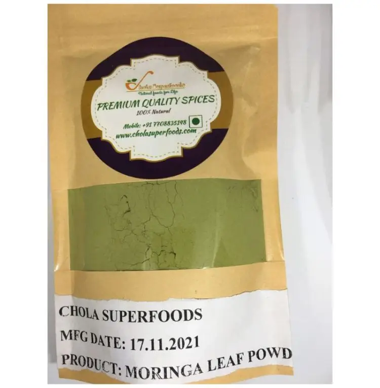 Moringa Leaf Powder Chola Superfoods Moringa Powder Reliable Product Moringa Leaf Powder Premium Grade