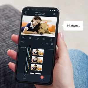 Blurams Smart HD Security Camera WiFi IP Camera Wireless Home Surveillance Two Way audio Mini Indoor Camera