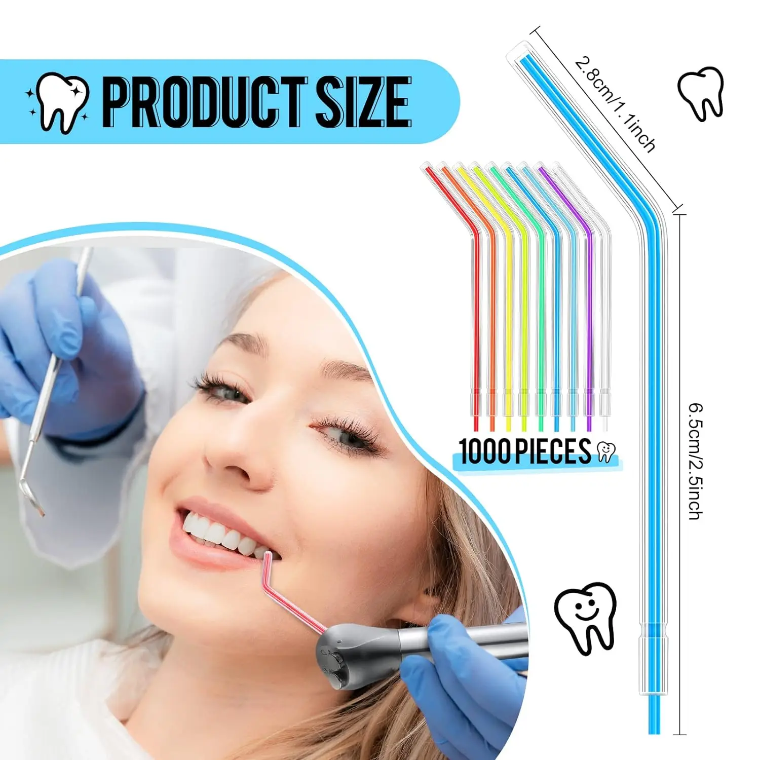 Low Price Autoclave Disposable Colorful Dental 3 Way Air Water Syringe
