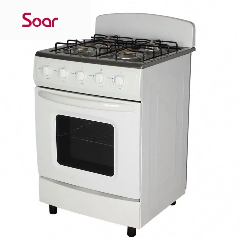 4 burner cooking range free standing 3 Burner gas oven and 1