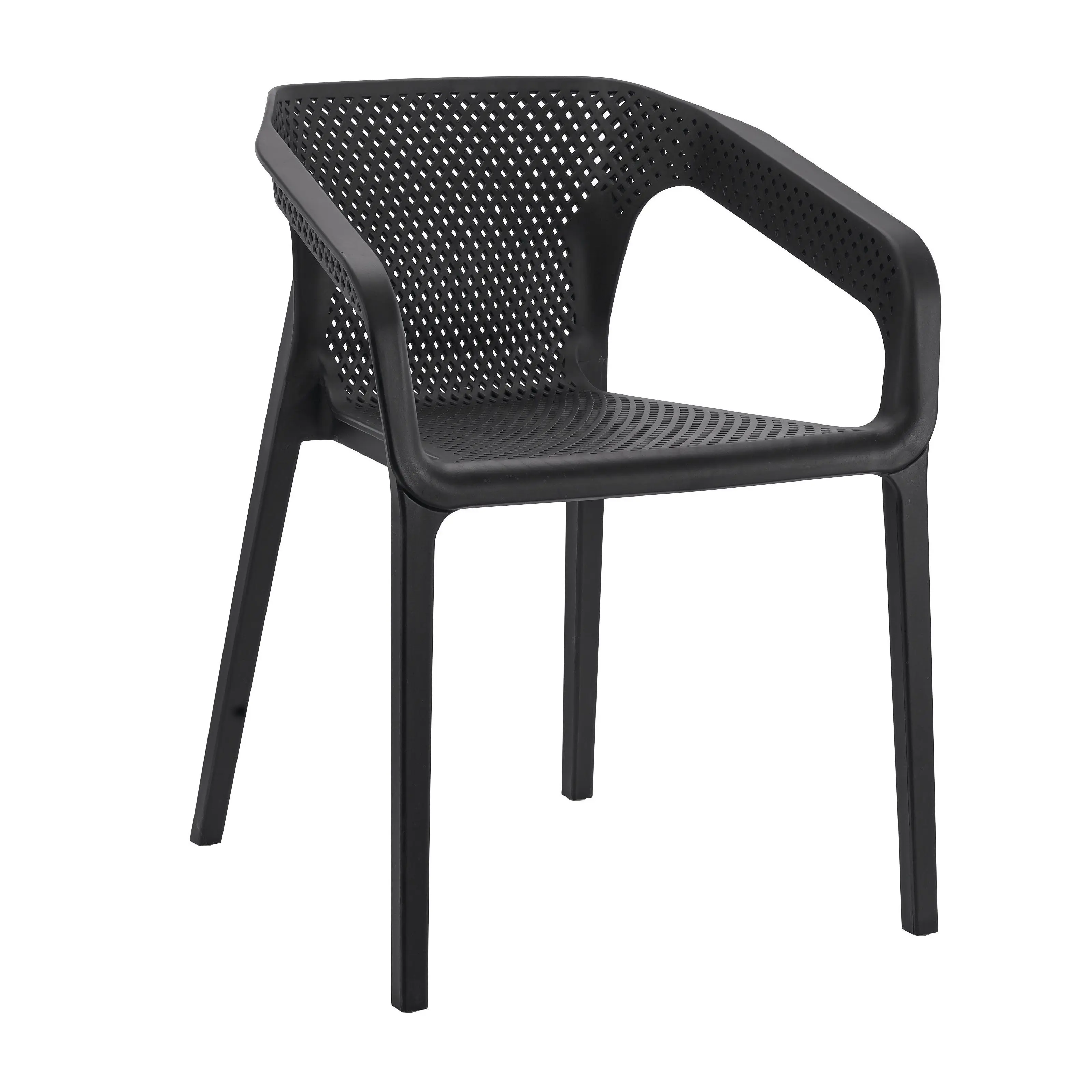 Factory Chairs Stackable Plastic Coffee Cup Shaped Chair Modern Dining Room Metal Leg Legs High Back Leisue