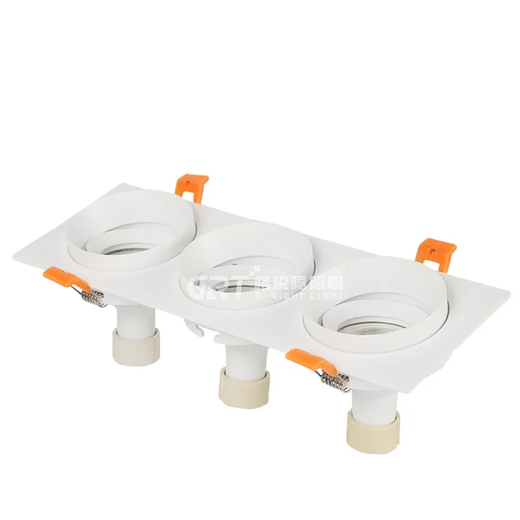 Wholesale Price Indoor Adjustable Angle 5watt Square Recessed GU10 COB SKD Led Ceiling Downlight