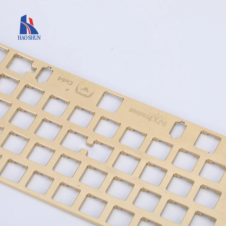 Keyboard Cnc Custom Multicolor Anodizing Aluminum Keyboard Plate Cnc Machining Mechanical Keyboard Case