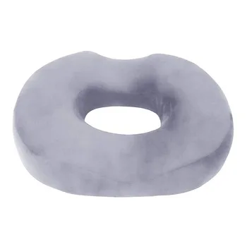 Cool Gel Memory Foam Donut Cushion or Seat Pillow for Hemmoroid Treatment Coccyx Pain Relief