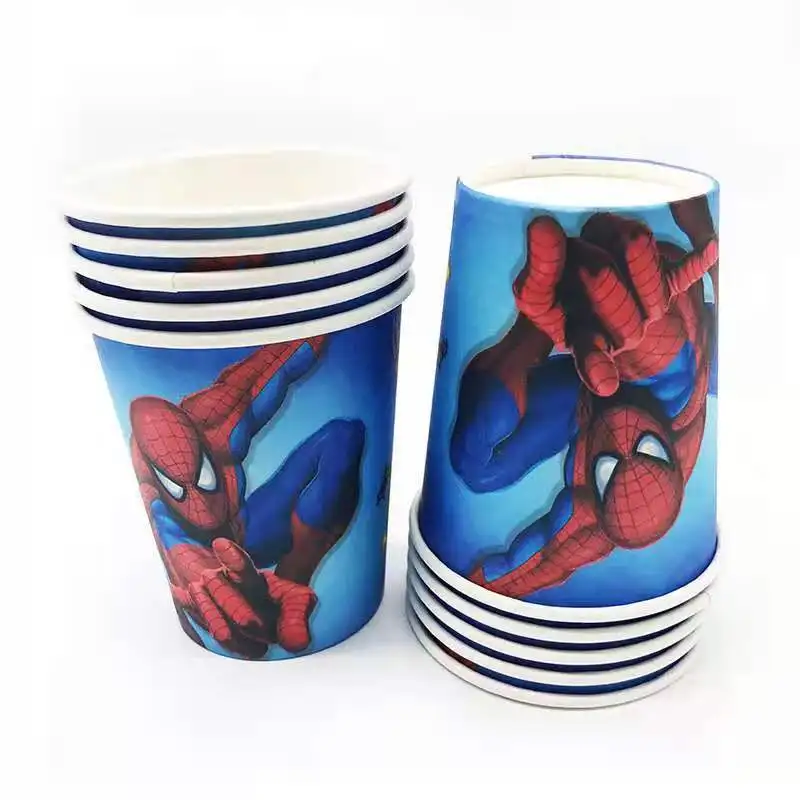 Disposable cartoon paper cup Party supplies Decorate cake cups Thicken watertight paper cup