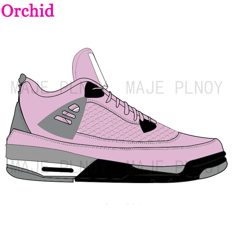 In Stock 2024 Newest High OG Quality 4 Retro Orchid Basketball Shoes Sneakers