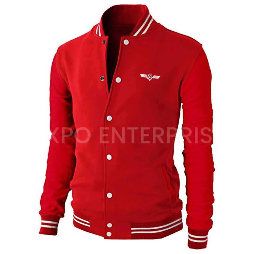 Wholesale OEM Service Men Varsity Jacket Unique Design Varsity Jacket In New Color Top Ten Winter Product Varsity Jacket