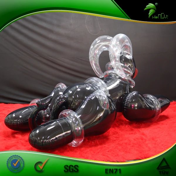 Squeaky Inflatable Houndoom Hongyi Custom Inflatable Cartoon Animals Animation Air Character
