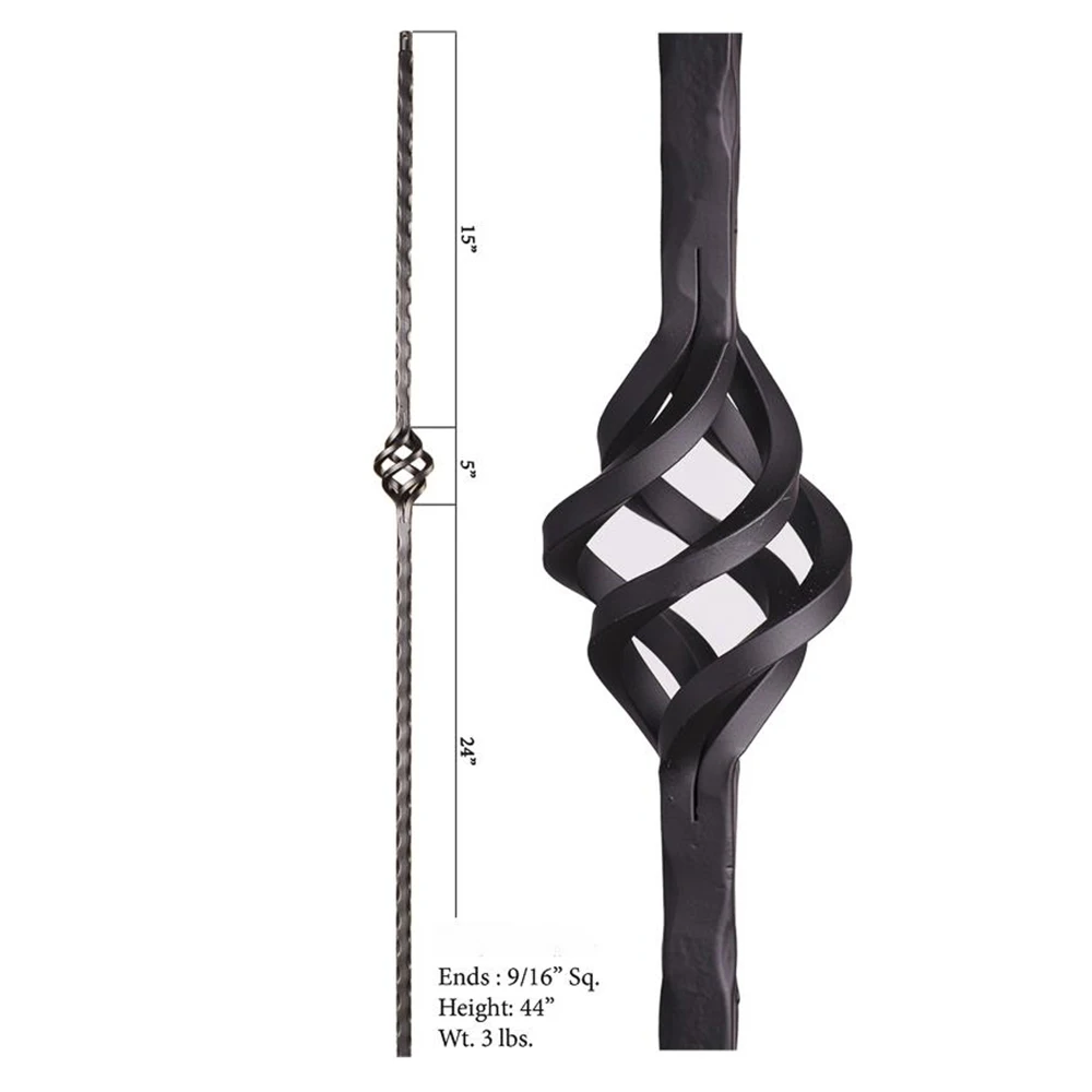 HUAART Stair Aluminum Railing Column Baluster Indoor Baluster Iron Stair Railing Designs Metal Balusters For Stairs