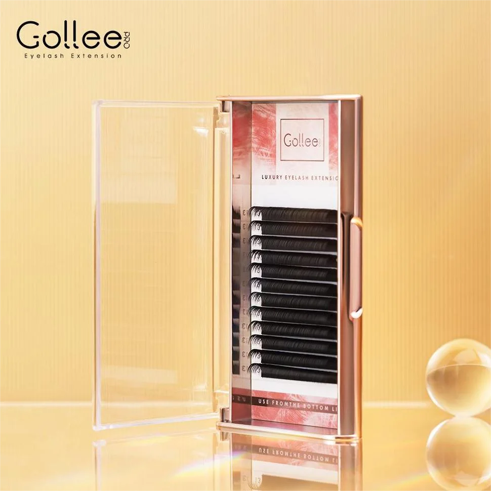 Gollee Wholesale Nano Tecnology Strong Lash Extens Realistic Curling Eyelash Extension