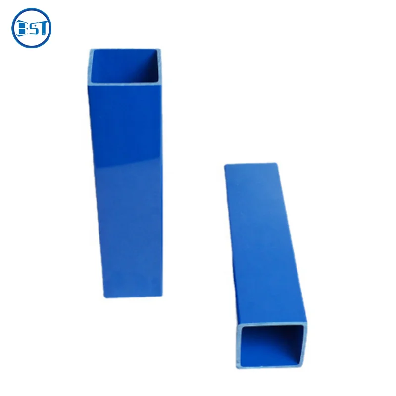 Custom Plastic PVC HDPE Square Tube Rectangle Hollow Pipe For Fence Rail Post