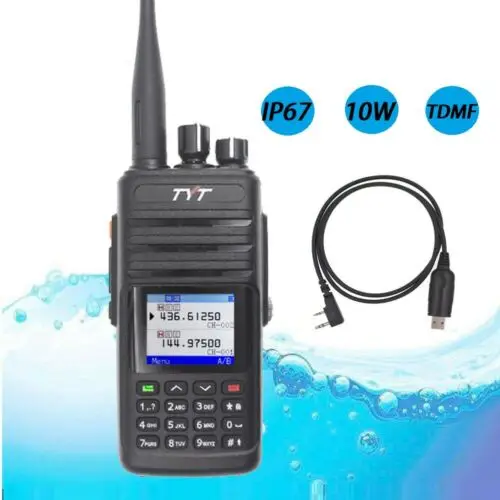 High power 10W TYT TH-UV8200 high-quality VHF UHF dual band walkie talkie waterproof hands free walkie talkie
