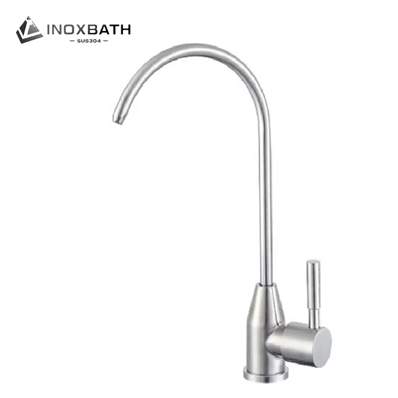 Lead free stainless steel kitchen drinking water purification fountain filtered water faucet
