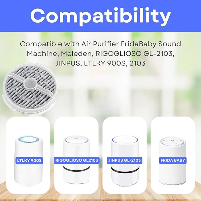 Activated Carbon HEPA Filter for Air Purifier Frida--Baby Sound Machine Carbon air Purifier for GL-2103 Activated Filter