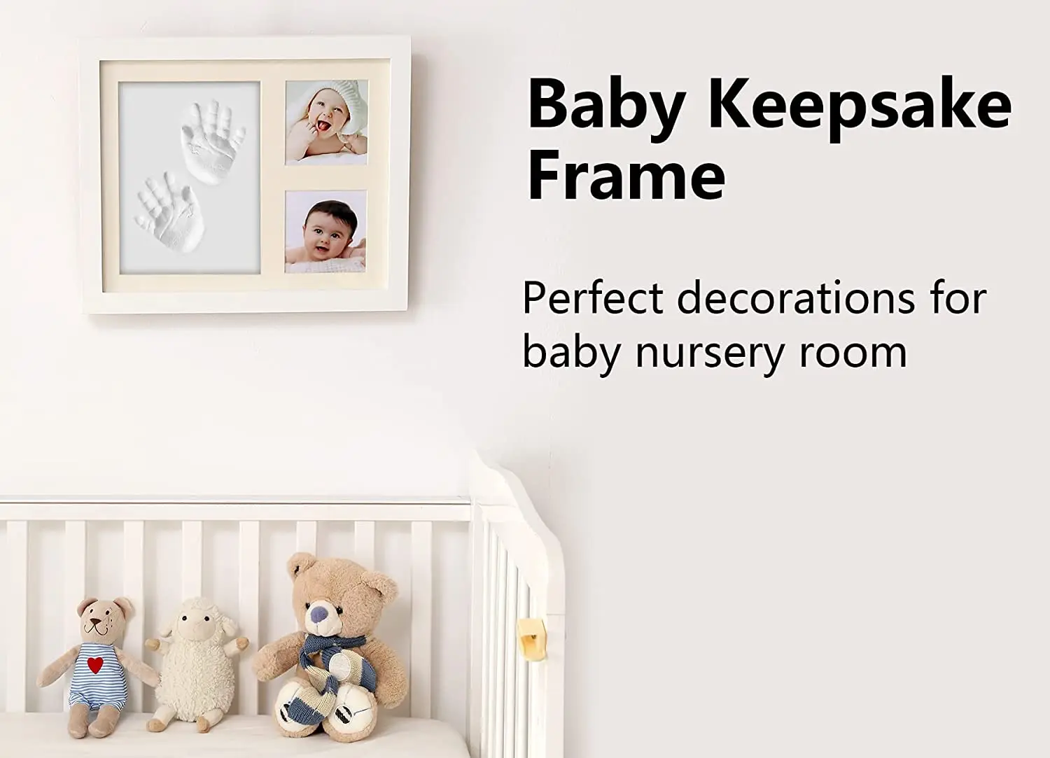 Impact Handprint Package Image Structure Package Clay for Newborn Infant Shower Present Computer Registry Baby Room Space Decor