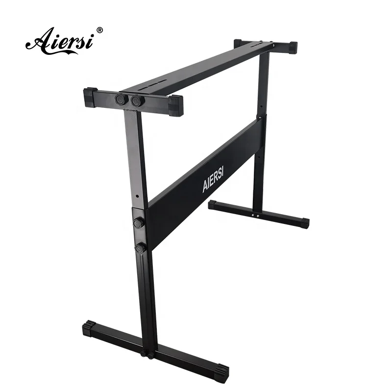 Aiersi brand other musical instrument accessories Rectangular tube Steel material Universal piano keyboard stands and racks