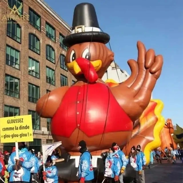 wholesale Giant Vivid Inflatable Turkey Inflatable Ostrich Mascot Model Blow Up Animal Balloon For Thanksgiving Decoration