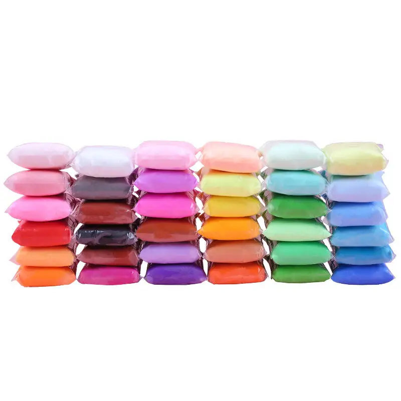 High Quality Clay Crafts 36 Colors Soft Super Light Clay Modeling Air Dry Polymer Clay for Diy Handmade Toys