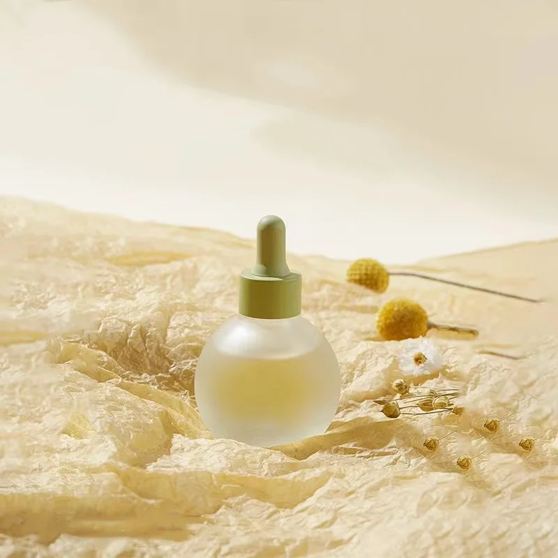 30ml spherical bottle small bulb transparent dropper bottle for essential oil and essence