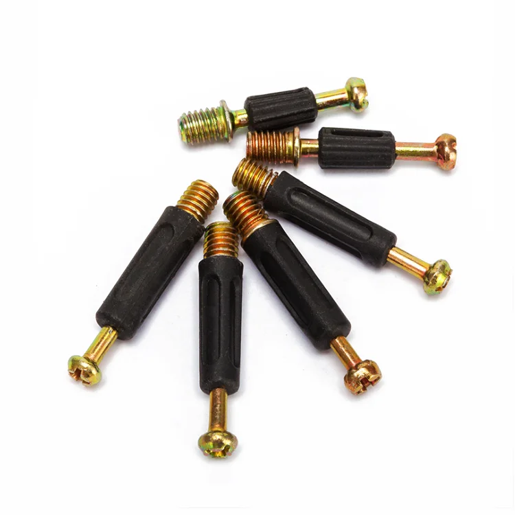 
Furniture fittings connecting bolt with plastic minifix M6 screw 