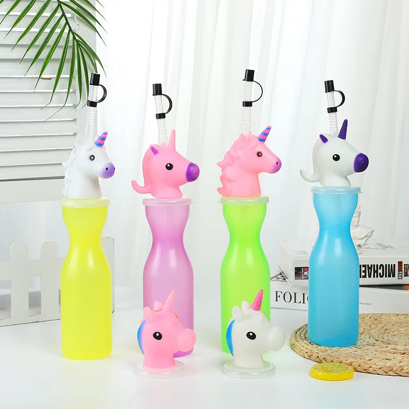 BPA Free Special LED 3D Animal Plastic Kids Cup 16 Oz Party Beverage Drinking Cup For Children