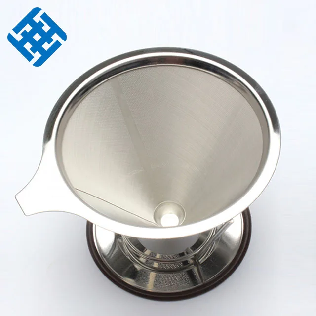 Coffee Filter Cone/clever Coffee Dripper /drip Coffee Maker with Holder Factory Supply Hot Sales Worldwide Stainless Steel Metal
