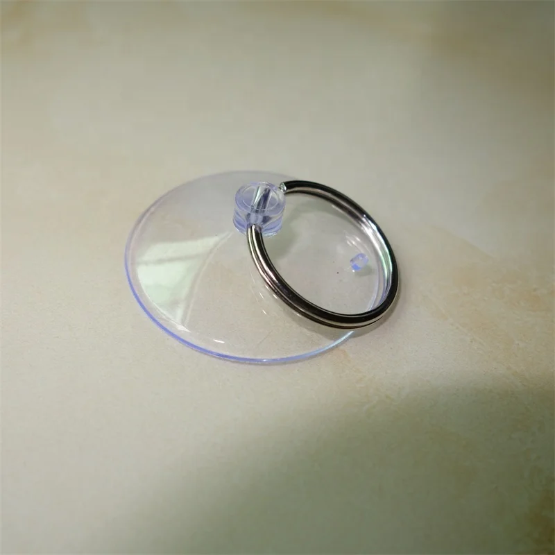 Factory price Professional design Customized Strong Vacuum Sucker Saugnapf PVC/Silicone/Rubber Suction Cup with Metal Ring