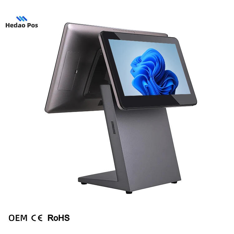 13.3 Inch Dual  Touch Screen android tablet cash register Self Pay Machine With Cash Register Whole Set